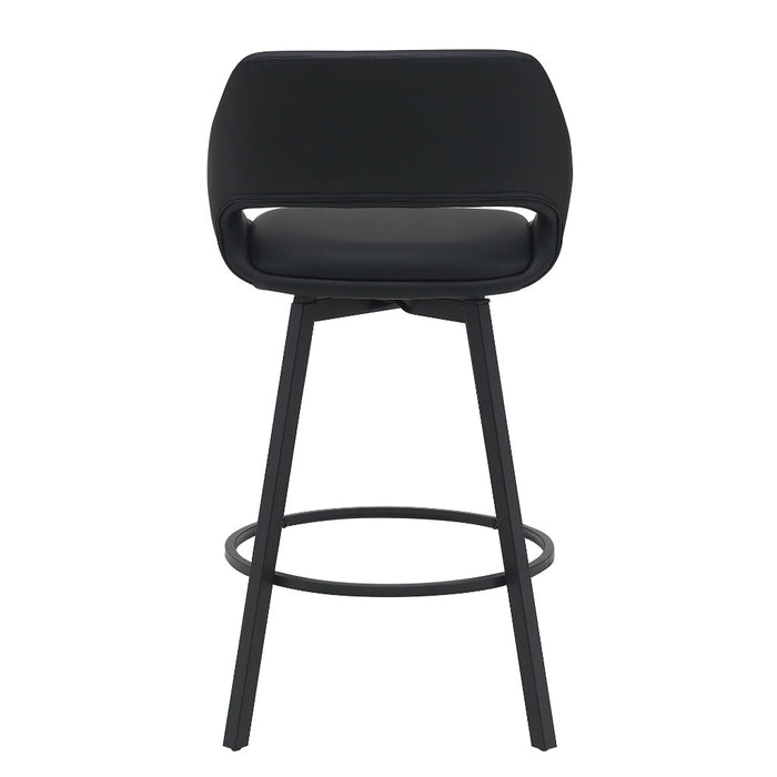 Disito Swivel Bar Chair, Black