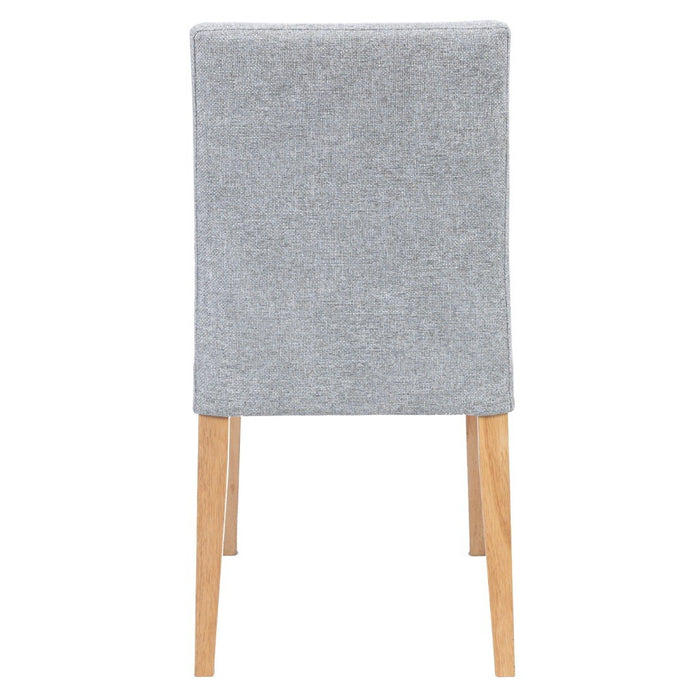 Fitz Dining Chair Grey & Natural Timber