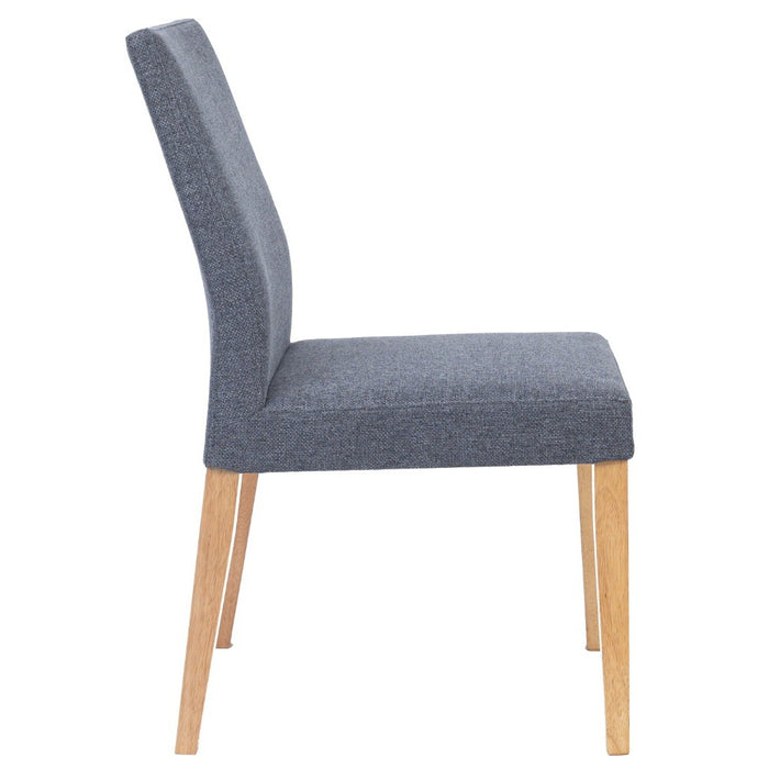 Fitz Dining Chair Grey & Natural Timber