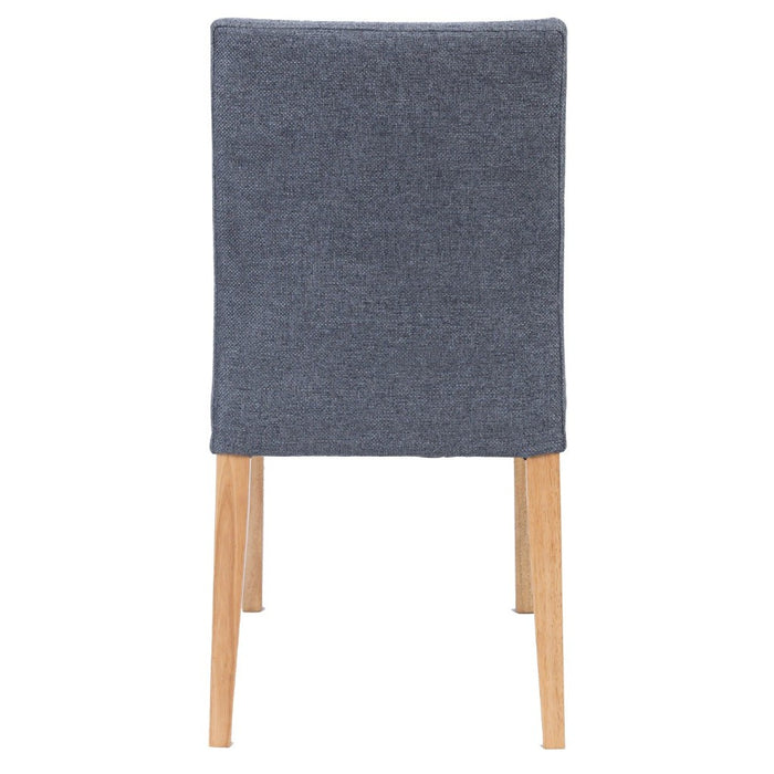 Fitz Dining Chair Grey & Natural Timber