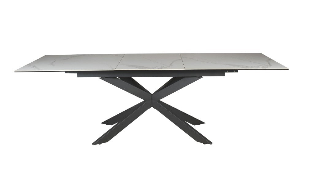 Inza Extendable 180 to 240cm Dining Table White