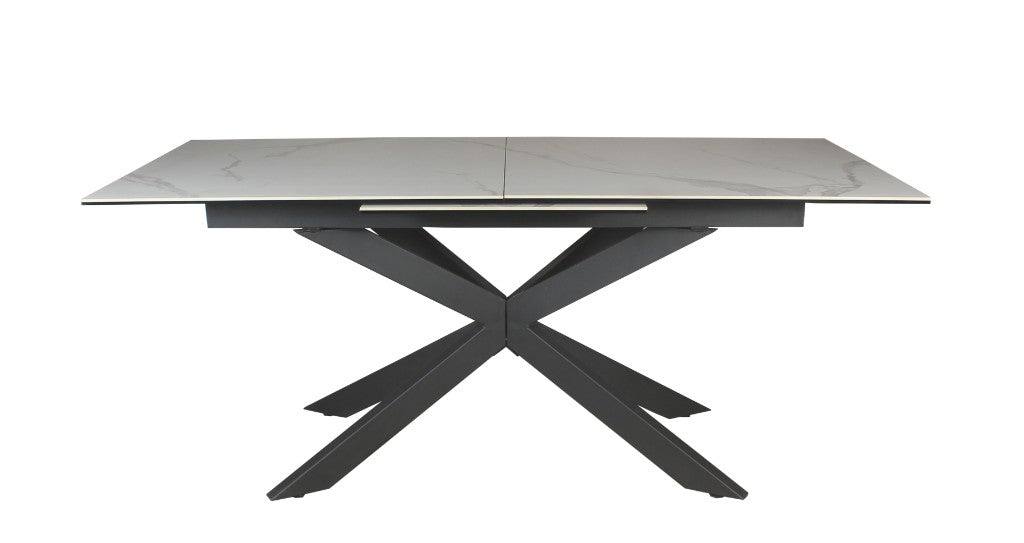 Inza Extendable 180 to 240cm Dining Table White