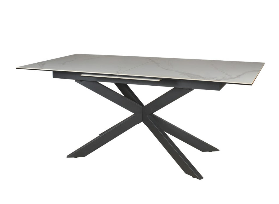Inza Extendable 180 to 240cm Dining Table White