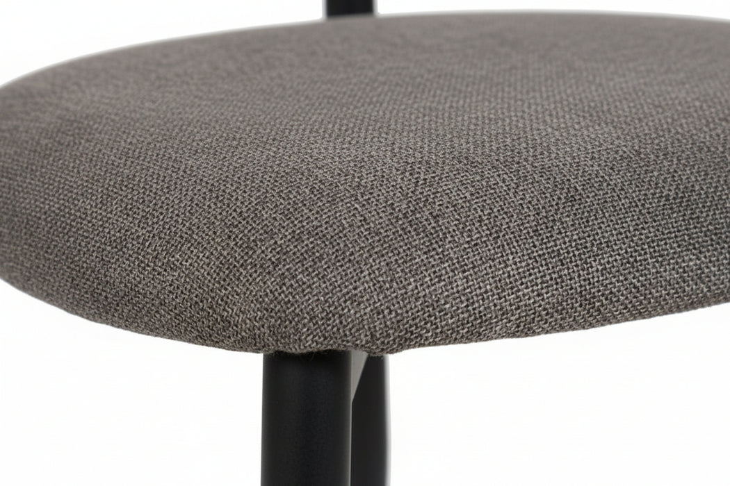 (Set of 2) Louis Charcoal Dining Chairs