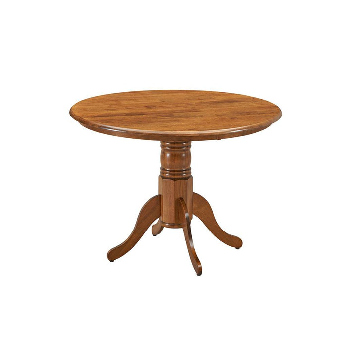 Macquarie 106 Round Dining Table Walnut Hardwood Timber
