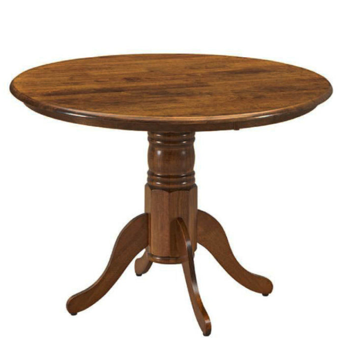Wooden Round 4 Seater Dining Table Set with 4 Dining Chairs - Makay