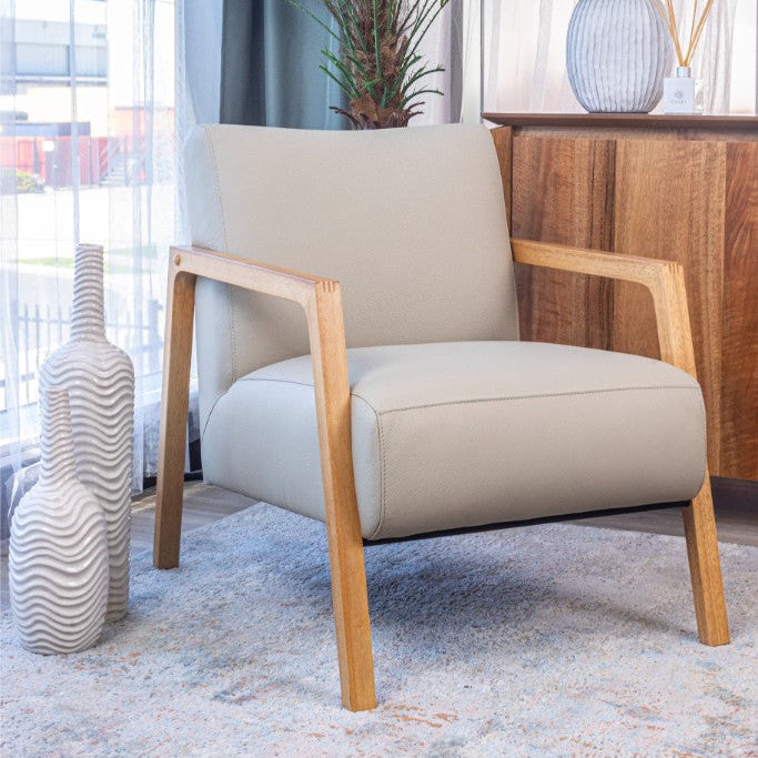 Mason Full Leather Arm Chair