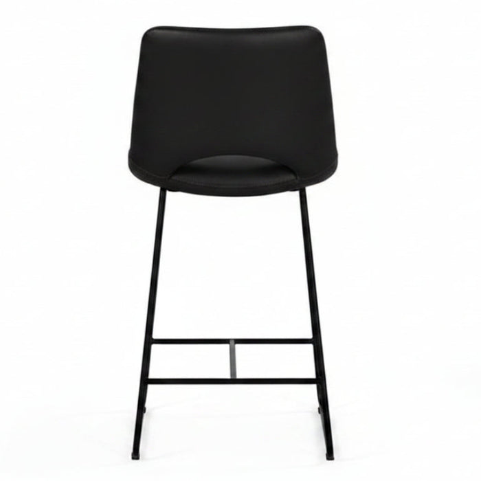Sahara Black PU Leather Bar Chair