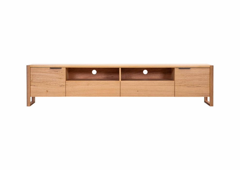 Perisher 2.4m Entertainment Unit - Messmate Wood