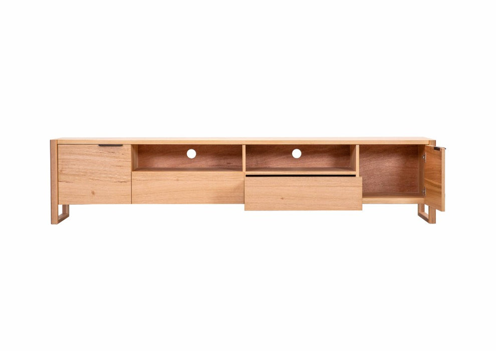 Perisher 2.4m Entertainment Unit - Messmate Wood