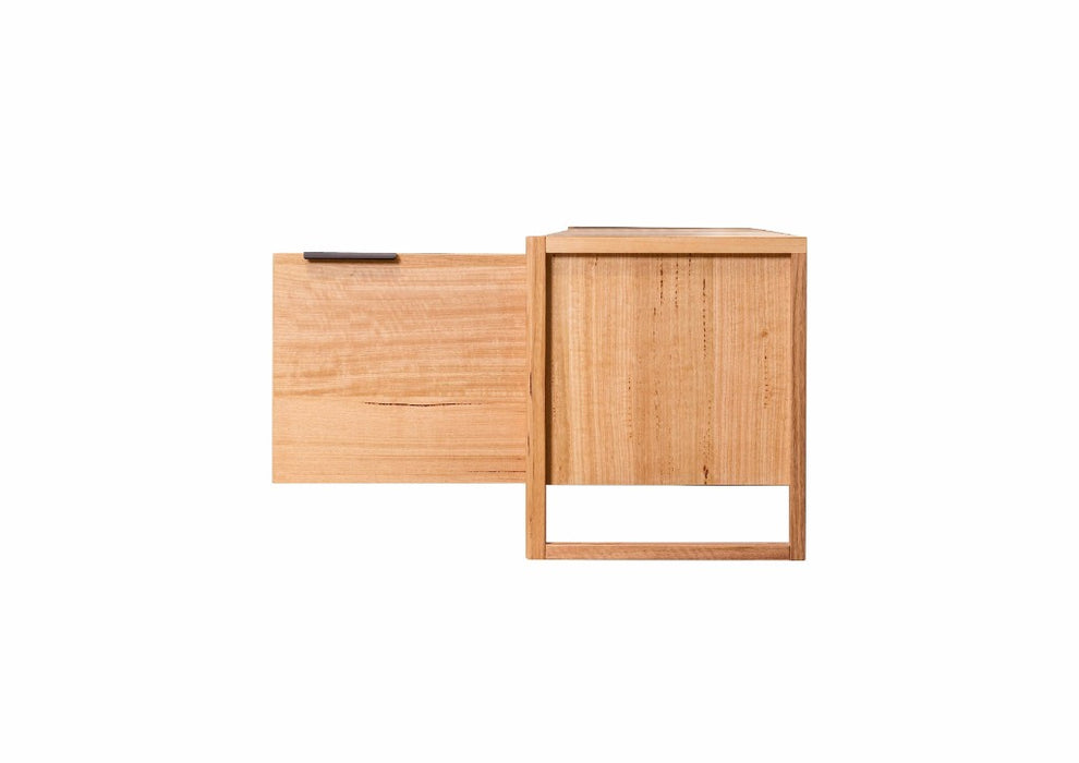 Perisher 2.4m Entertainment Unit - Messmate Wood