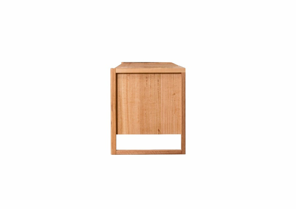 Perisher 2.4m Entertainment Unit - Messmate Wood