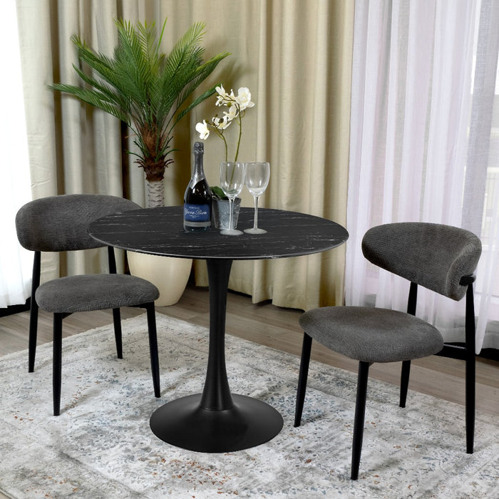 Lusita Set of 2 Polyester Dining Chairs