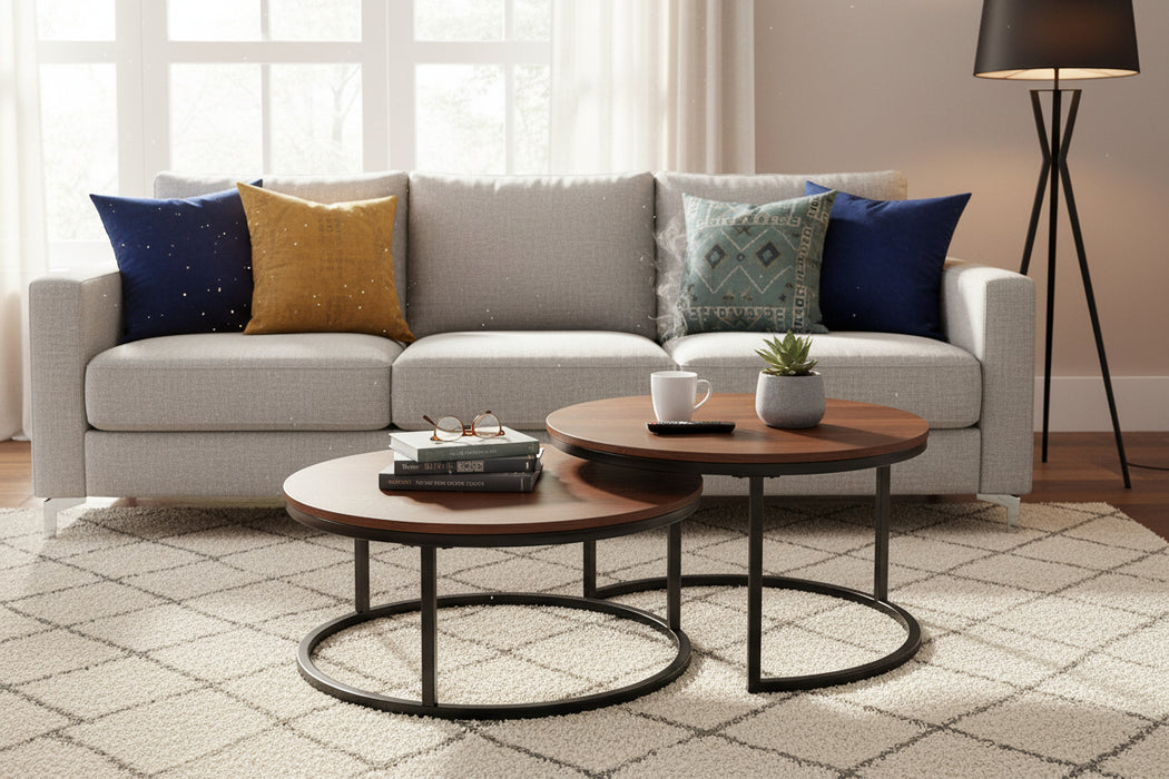 Talisa Set of 2 Coffee Table, 84cm