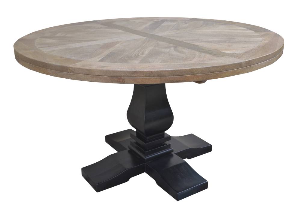 Velino Round Oak Dining Table