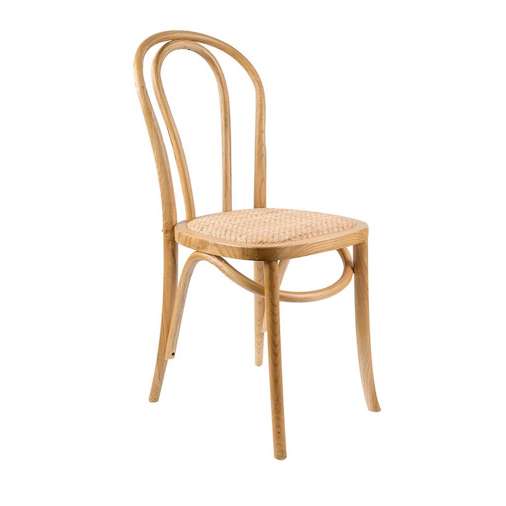 Wallace Commercial Grade Bentwood Dining Chair, Oak