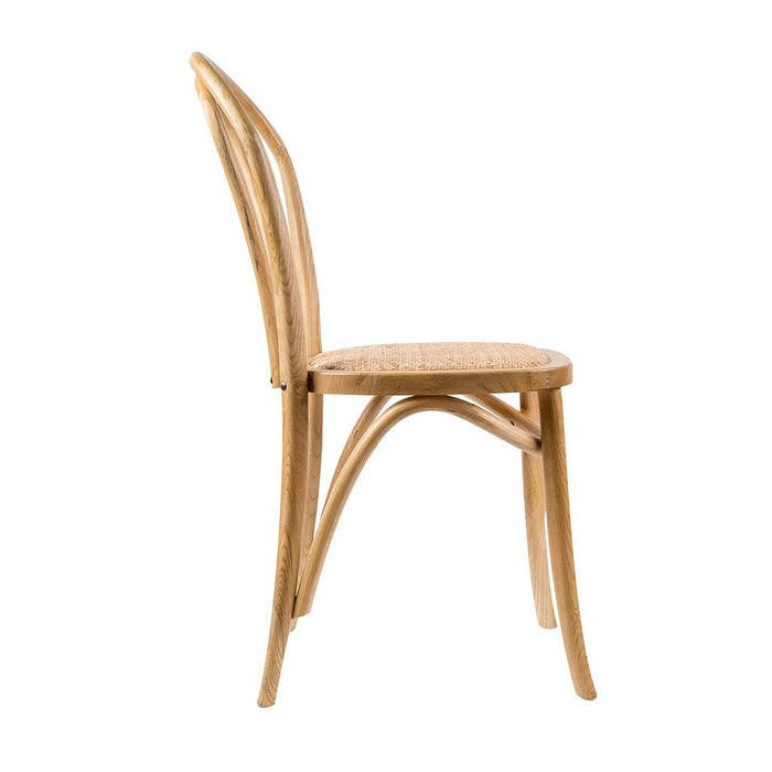 Wallace Commercial Grade Bentwood Dining Chair, Oak