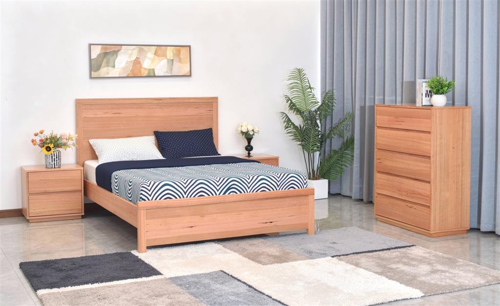 Waratah Tallboy 6 Chest of Drawers Solid Messmate Wood Storage Cabinet