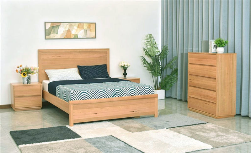 Waratah Tallboy 6 Chest of Drawers Solid Messmate Wood Storage Cabinet
