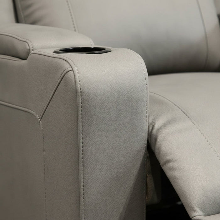Academy Fabric Grey Power Recliner Armchair Sydney
