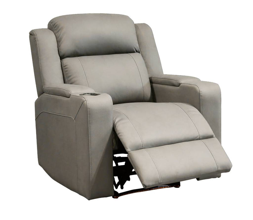 Academy Fabric Grey Power Recliner Armchair Sydney