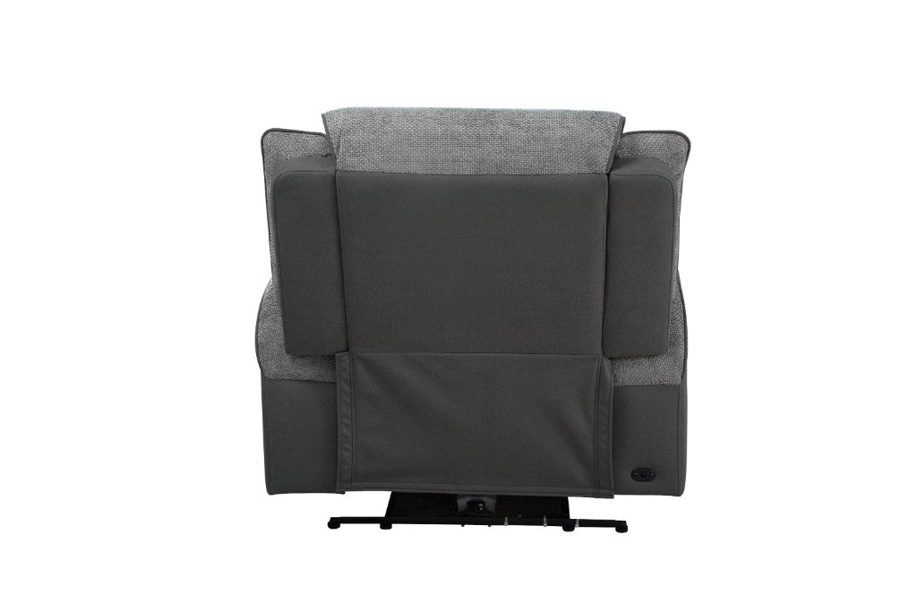 Angiva Fabric Single Powered Recliner - Oyster