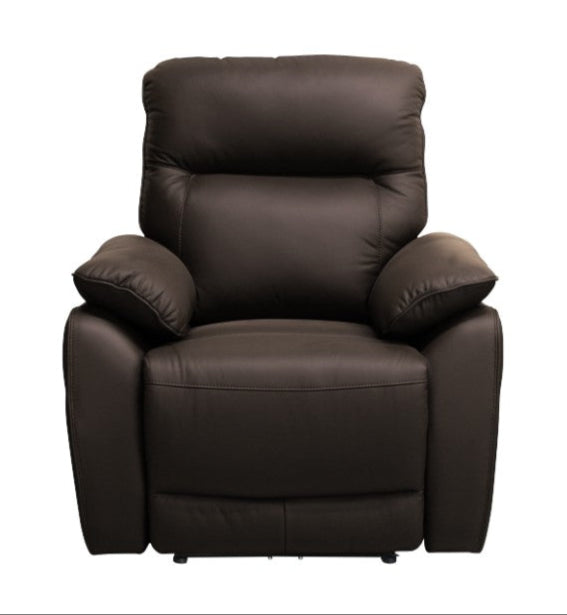Aspect Leather Single Power Recliner - 3 Colours