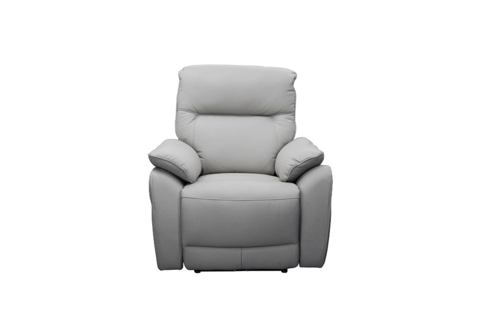 Silver Audrey Full Leather Armchair