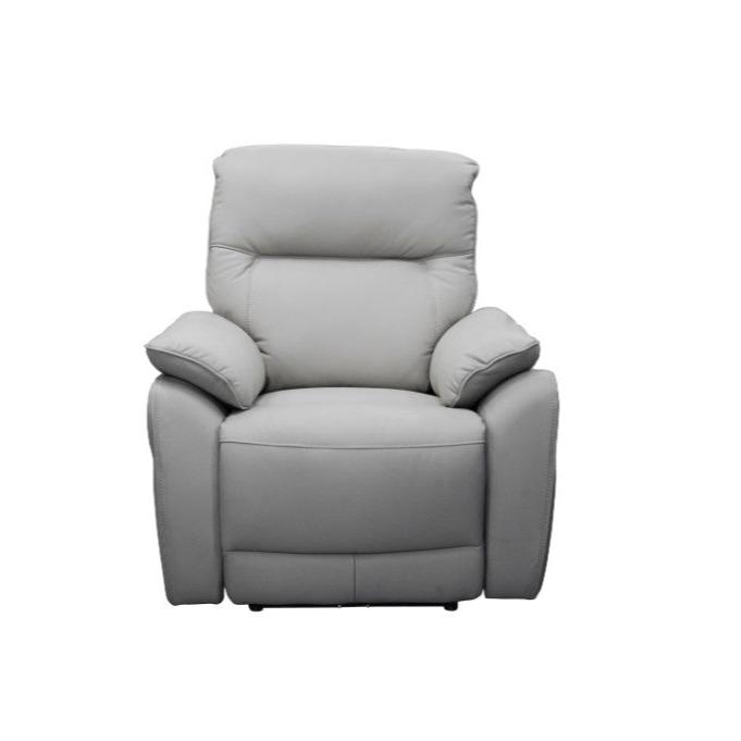 Silver Audrey Full Leather Armchair