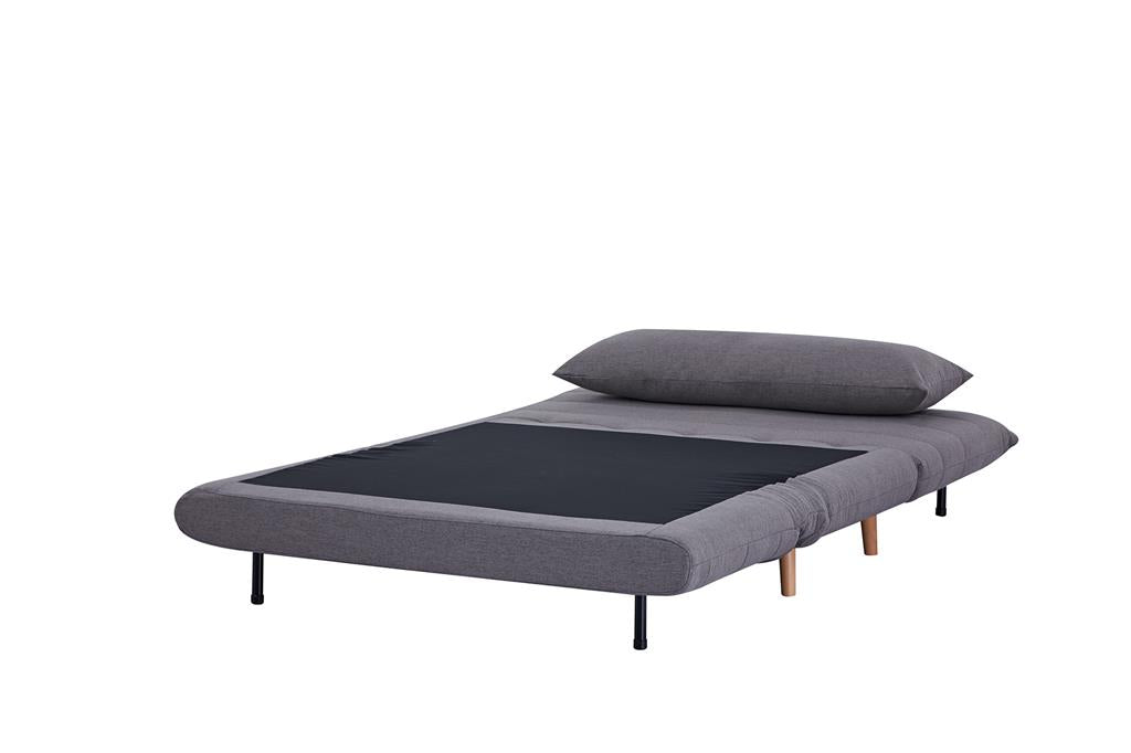 Palm Beach Single Sofa Bed - Graphite