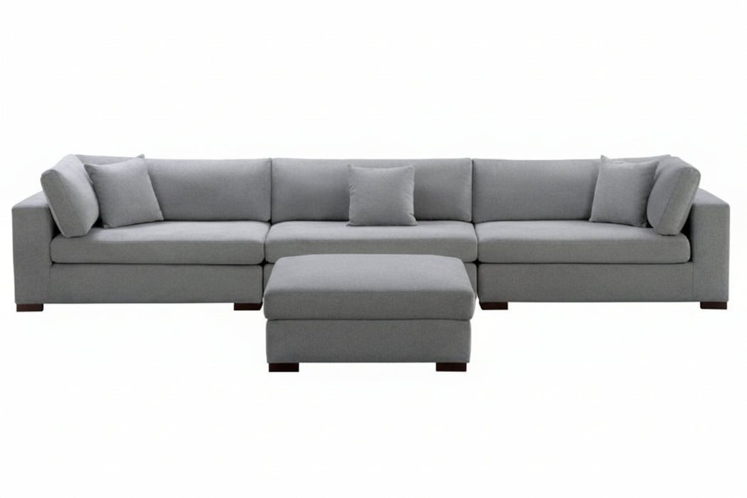 Jefferson 6 Seater Fabric Lounge