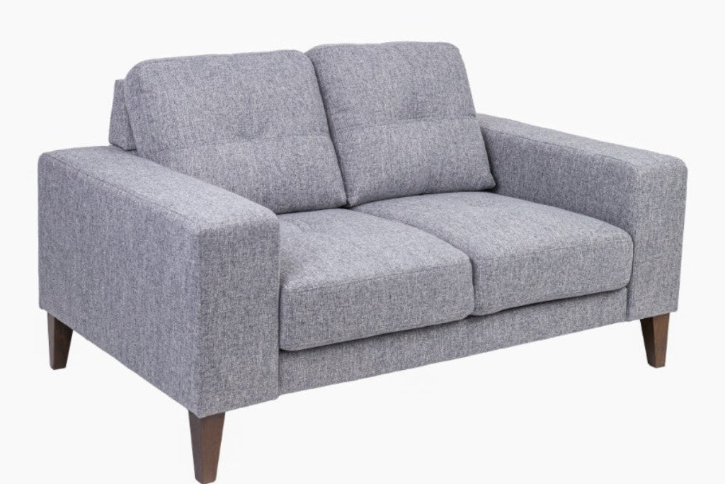 Cube 3 + 2 Seater Lounge in Fabric Grey