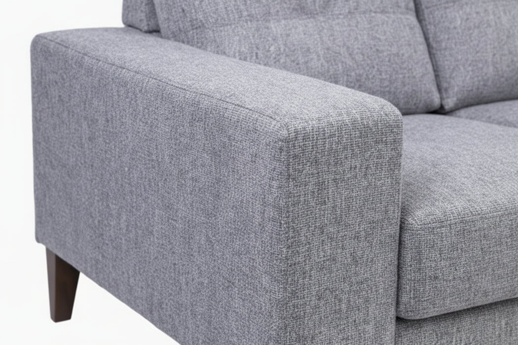 Cube 3 + 2 Seater Lounge in Fabric Grey