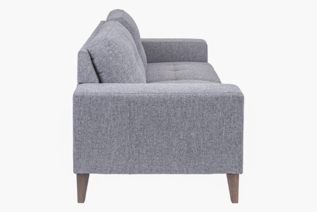 Cube 3 + 2 Seater Lounge in Fabric Grey