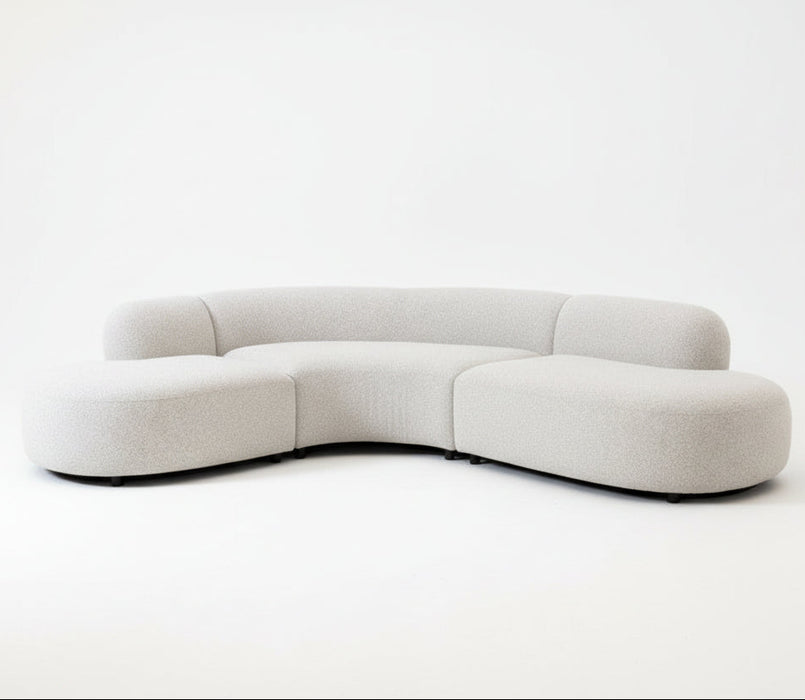 Daytona Fabric Curved Lounge, 360cm