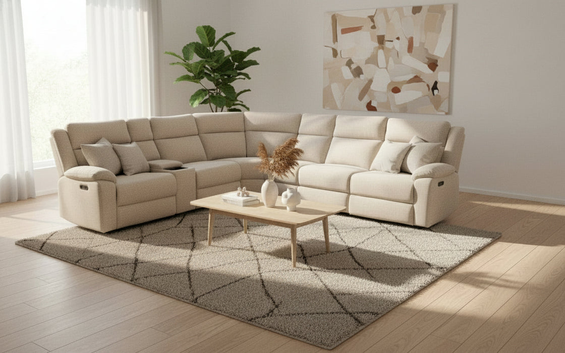 Drisana Beige Corner Lounge