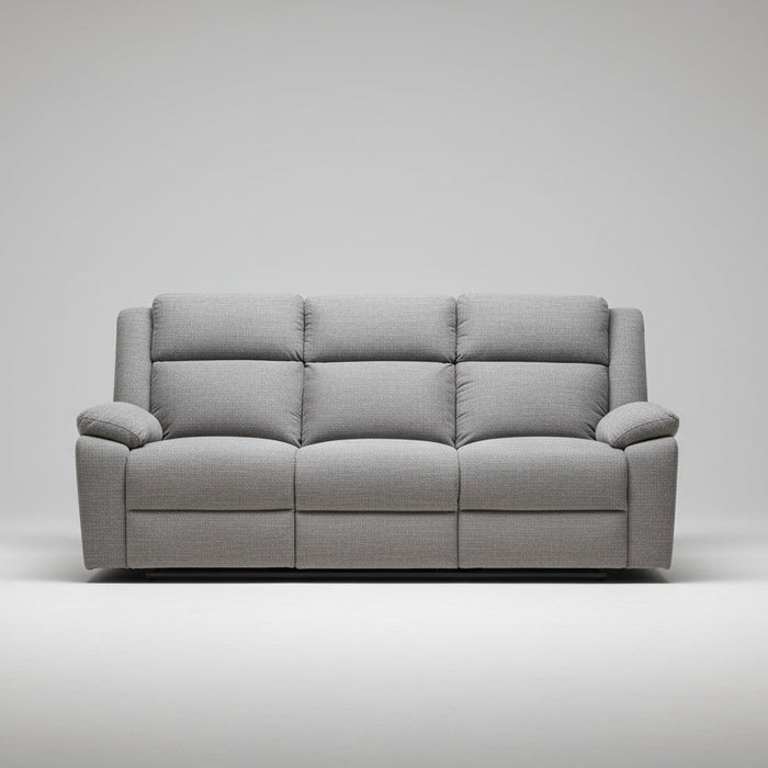 Dantes 3 Seater Recliner in Fabric Grey