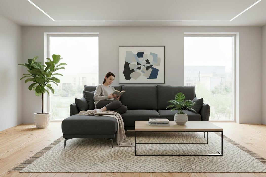 Kayla 3 Seater Sofa with Chaise