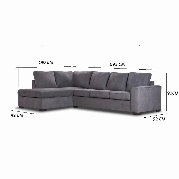 Kingston 3 Seater Chaise - Left Chaise