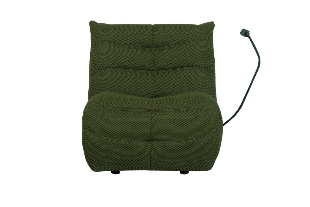 Loren Rocking Chair with Power Recliner - Green