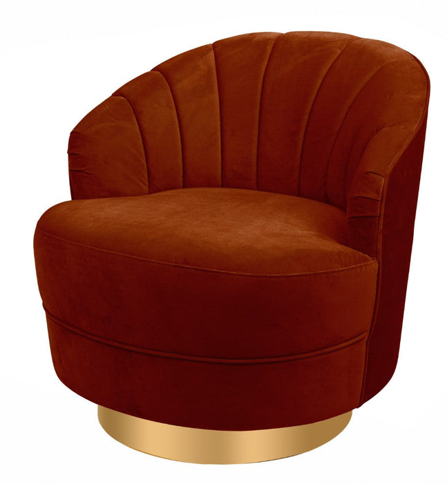 Valdes Occasional Chair, Rust