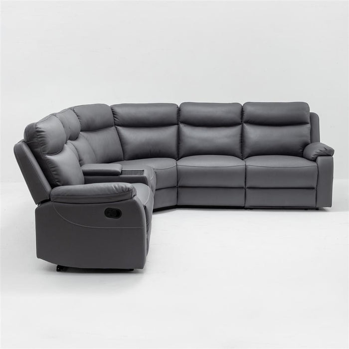Everyday Fabric 5 Seater Corner Modular Lounge with End recliners