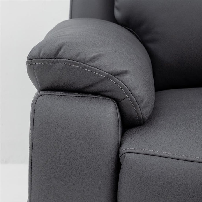 Hudson 3 Piece Fabric Powered Recliner Lounge Suite