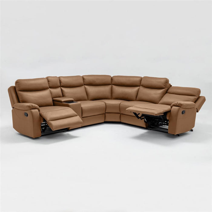 Everyday Fabric 5 Seater Corner Modular Lounge with End recliners