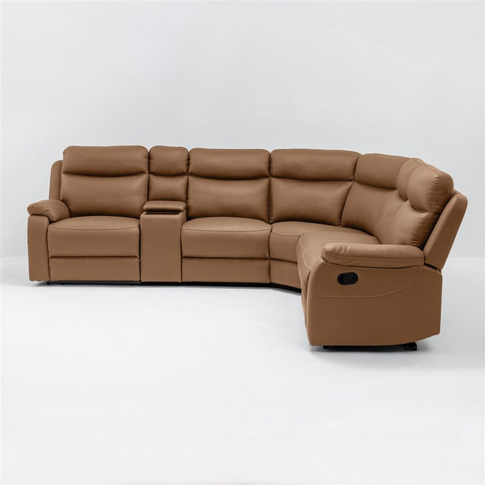 Everyday Fabric 5 Seater Corner Modular Lounge with End recliners