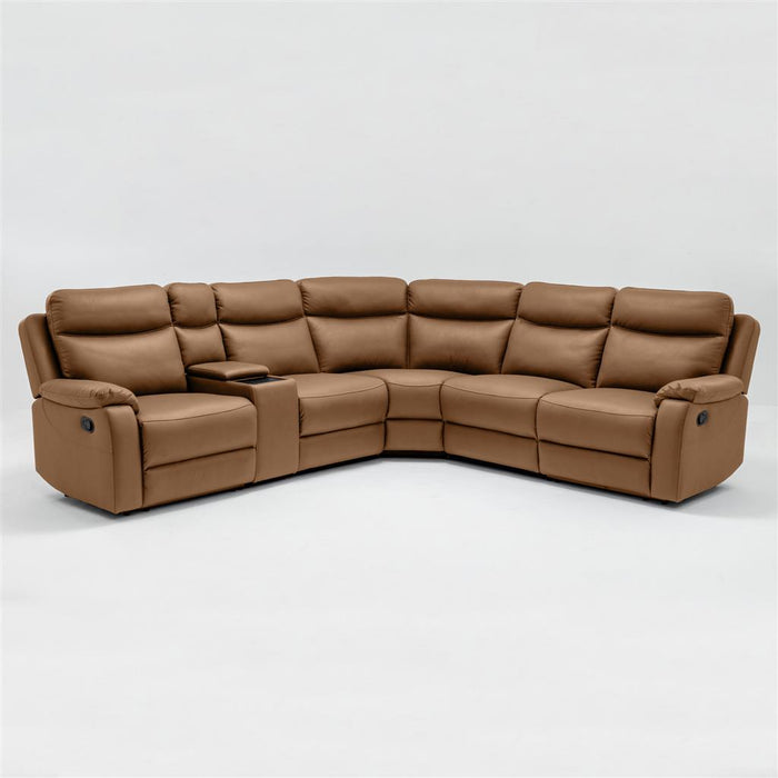 Everyday Fabric 5 Seater Corner Modular Lounge with End recliners