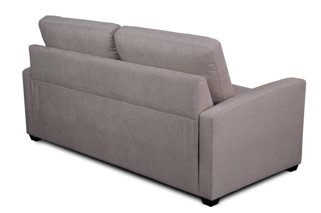 Greece Double Sofa Bed with Mattress , Nougat Beige