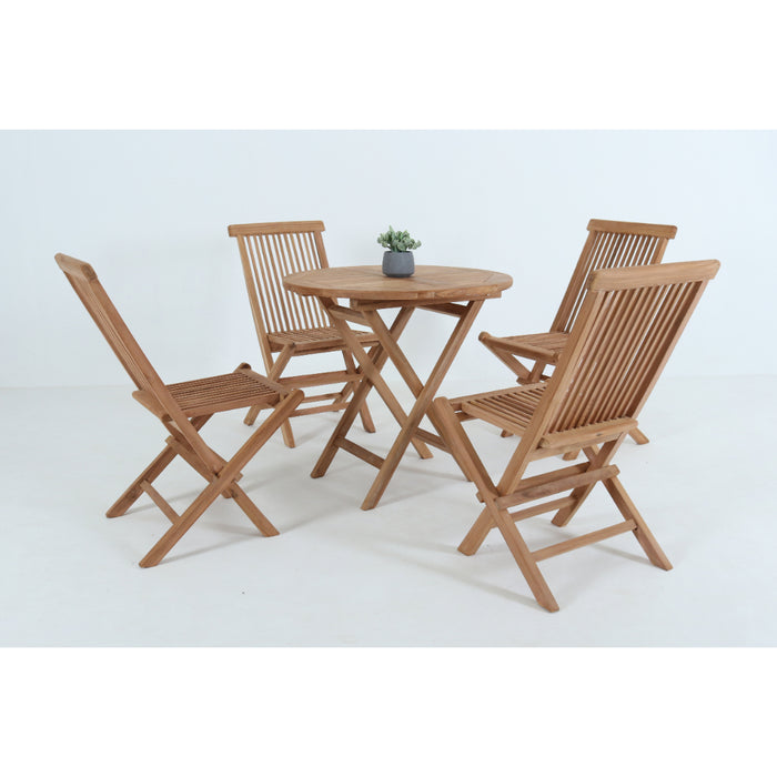 4 Seater Balir Teak Wood Outdoor Bistro Set