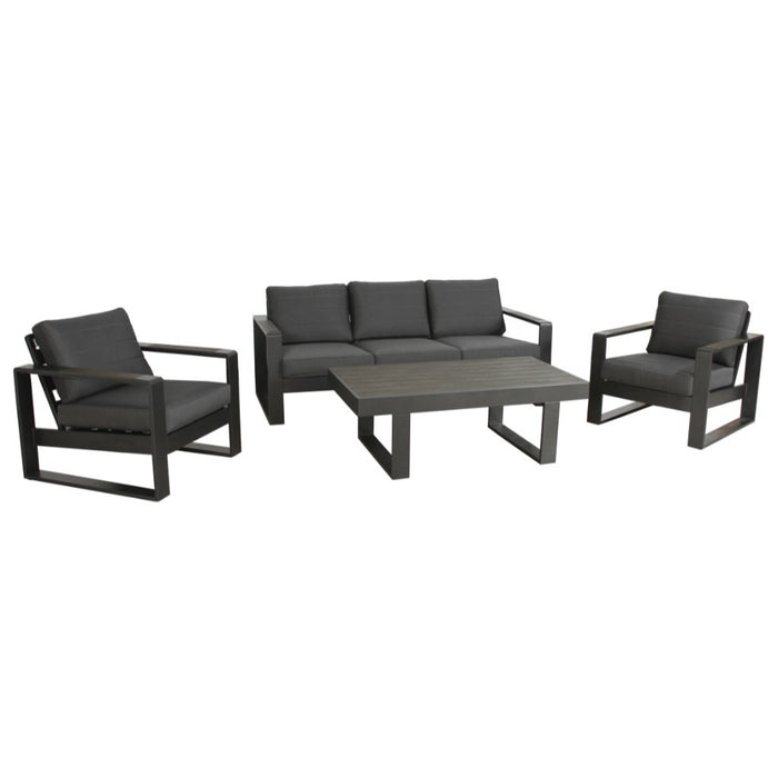 5 Seater Maderia Aluminium Outdoor Sofa Set with Coffee Table