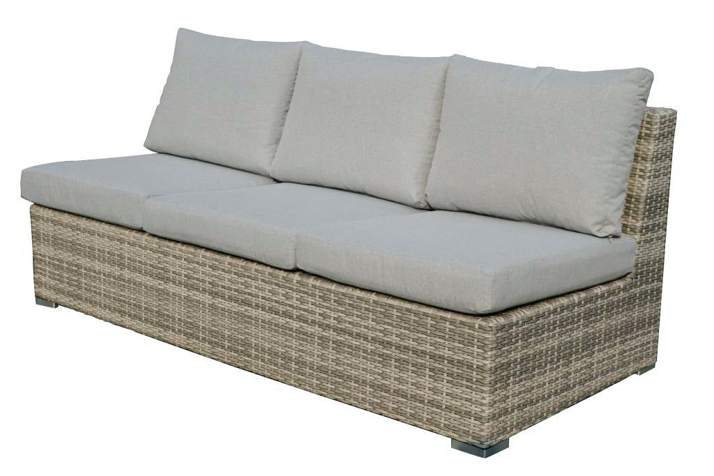 Polo Wicker Outdoor Set Light Grey